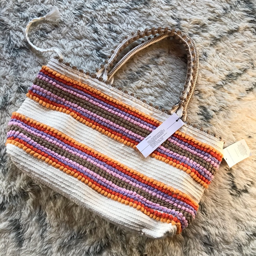 Antonello Tedde striped tote